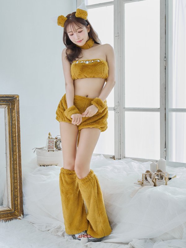 画像10: 【SALE!!】【即日発送】【ハロウィン】もこもこキツネ 【コスプレ6点セット】【Fサイズ/1カラー】[HC03]