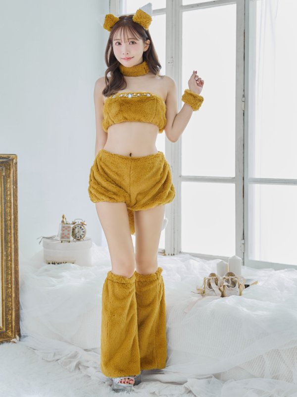 画像11: 【SALE!!】【即日発送】【ハロウィン】もこもこキツネ 【コスプレ6点セット】【Fサイズ/1カラー】[HC03]