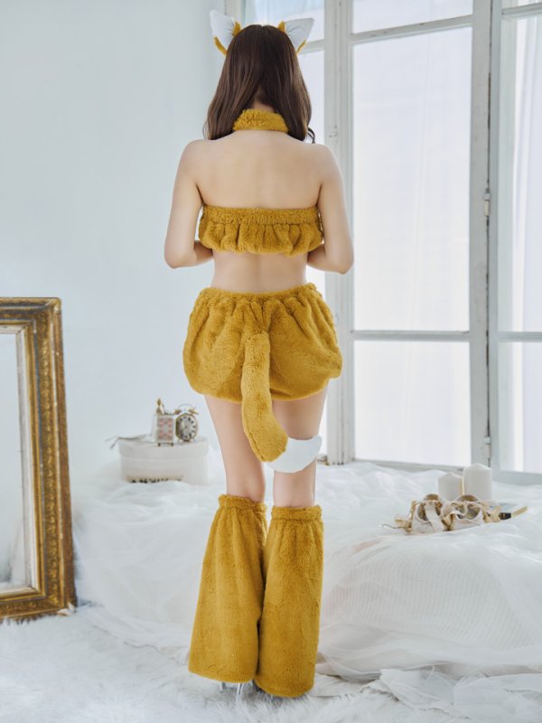 画像15: 【SALE!!】【即日発送】【ハロウィン】もこもこキツネ 【コスプレ6点セット】【Fサイズ/1カラー】[HC03]