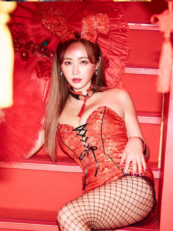 画像30: 【即日発送】【ハロウィン】チャイナバニーガール 【コスプレ6点セット】【XS-Mサイズ/3カラー】(SE01YN)[OF01]