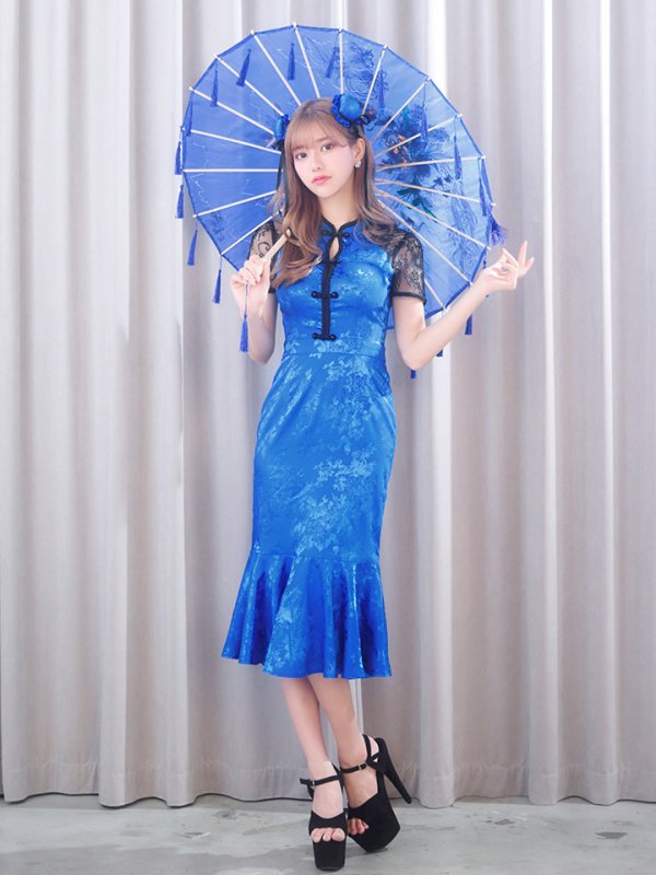 画像5: 【SALE!!】【即日発送】【ハロウィン】 マーメイドレースチャイナ 【コスプレ2点セット】【S-Lサイズ/3カラー】(SE01YN-W)[OF01]