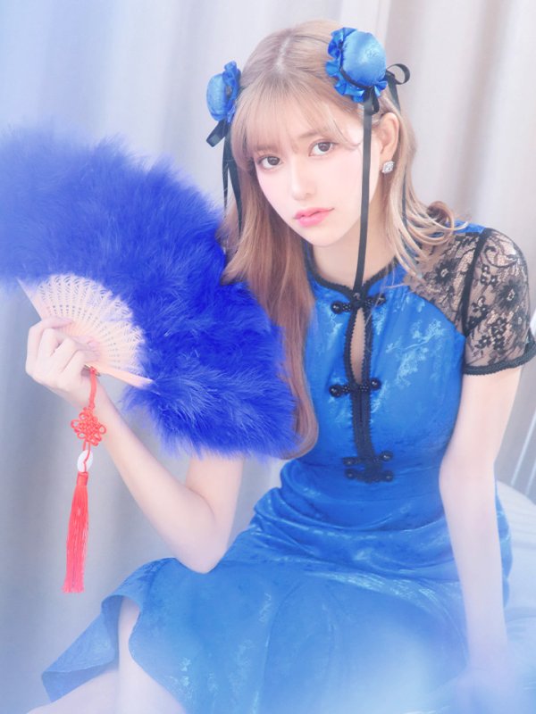 画像10: 【SALE!!】【即日発送】【ハロウィン】 マーメイドレースチャイナ 【コスプレ2点セット】【S-Lサイズ/3カラー】(SE01YN-W)[OF01]