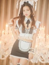 【即日発送】【ハロウィン】 セクシーメイドセットアップ【コスプレ5点セット】【S-Mサイズ/1カラー】[YMT]