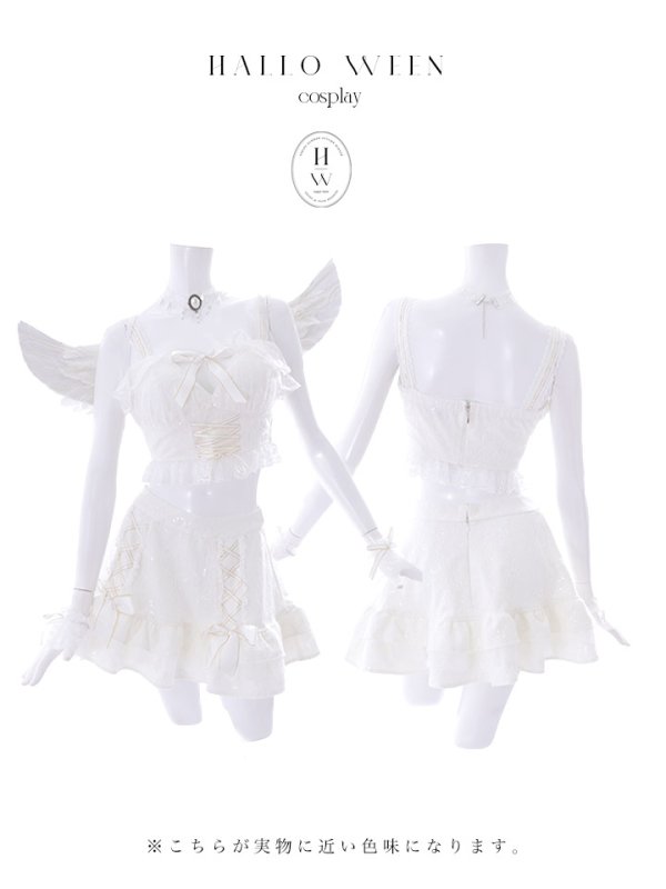画像25: 【ハロウィン】セクシー天使セットアップ【コスプレ7点セット】【XS-Lサイズ/1カラー】[OF04-H]