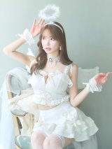 【ハロウィン】セクシー天使セットアップ【コスプレ7点セット】【XS-Lサイズ/1カラー】[YMT-H]