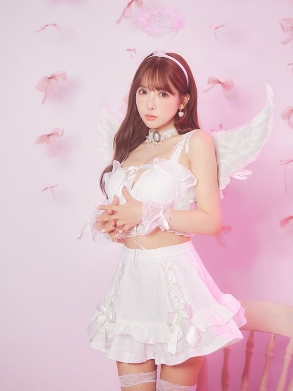 画像14: 【ハロウィン】セクシー天使セットアップ【コスプレ7点セット】【XS-Lサイズ/1カラー】[OF04-H]