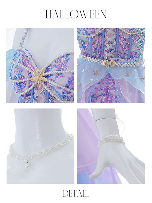 画像20: 【即日発送】【ハロウィン】【桜咲乃愛ちゃんコラボ】 2wayマーメイド 【コスプレ7点セット】【S-Mサイズ/1カラー】[OF01]