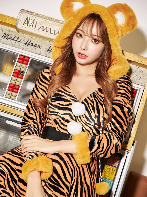 画像14: 【SALE!!】【即日発送】【ハロウィン】 タイガーセットアップ 【コスプレ3点セット】【S-Mサイズ/1カラー】[HC03]