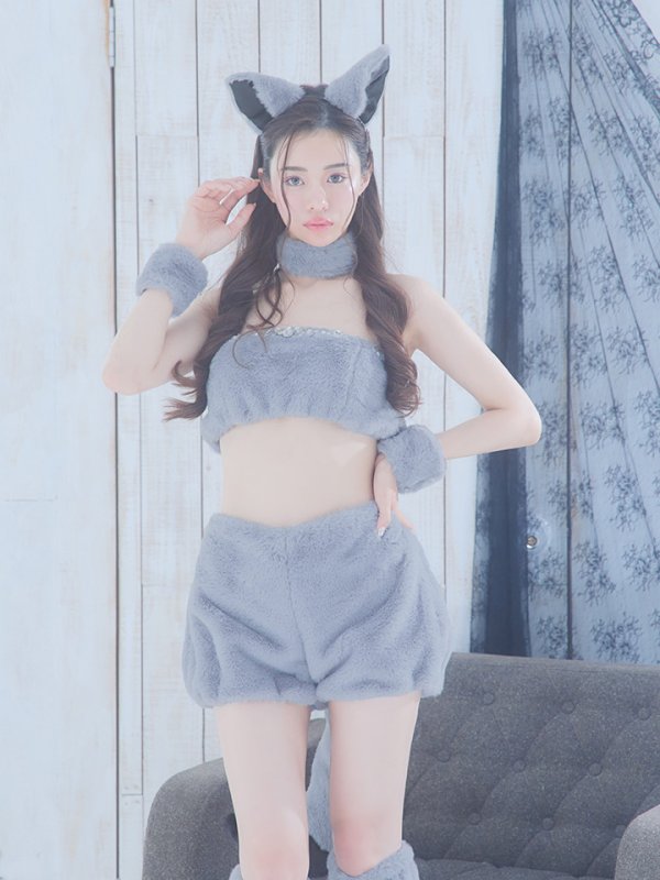 画像7: 【SALE!!】【ハロウィン】モコモコオオカミ 狼/オオカミ【コスプレ6点セット】【Fサイズ】[HC03]