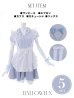 画像9: 【ハロウィン】【LARME/ラルム掲載】 ギンガムチェック猫メイド【コスプレ5点セット】【S-Mサイズ/3カラー】[YMT]