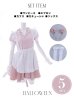 画像14: 【ハロウィン】【LARME/ラルム掲載】 ギンガムチェック猫メイド【コスプレ5点セット】【S-Mサイズ/3カラー】[YMT]
