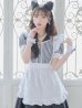 画像4: 【ハロウィン】 ギンガムチェック猫メイド【コスプレ5点セット】【S-Mサイズ/3カラー】[YMT]