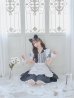 画像7: 【ハロウィン】 ギンガムチェック猫メイド【コスプレ5点セット】【S-Mサイズ/3カラー】[YMT]
