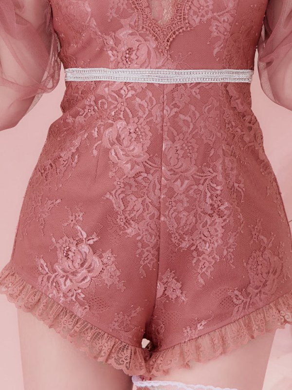 画像19: 【ハロウィン】 レースバニーオールインワン 【コスプレ5点セット】【S-Lサイズ/3カラー】[OF01]