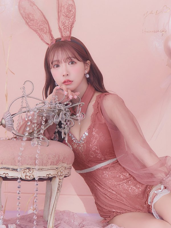 画像15: 【ハロウィン】 レースバニーオールインワン 【コスプレ5点セット】【S-Lサイズ/3カラー】[OF01]