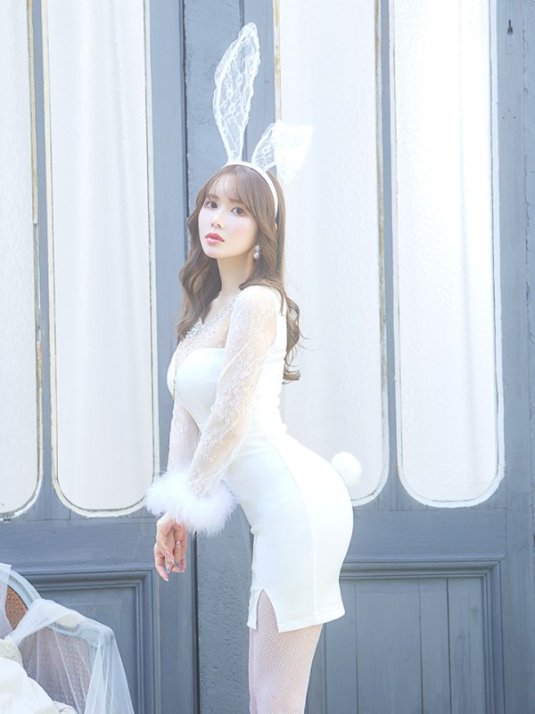 画像26: 【SALE!!】【即日発送】【ハロウィン】 ビジューバニーワンピース 【コスプレ4点セット】【S-Lサイズ/2カラー】[OF01]