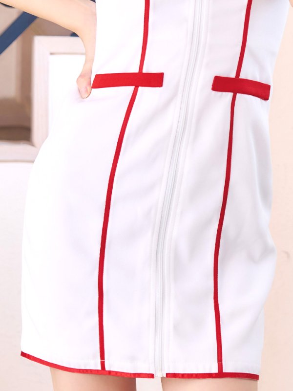 画像18: 【ハロウィン】 ジップナース 【コスプレ4点セット】【S-Mサイズ/1カラー】(CH01)[HC03]