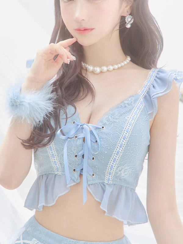 画像18: 【SALE!!】【即日発送】【ハロウィン】 フリルレースバニーセットアップ 【コスプレ6点セット】 【S-Mサイズ/3カラー】[OF01]