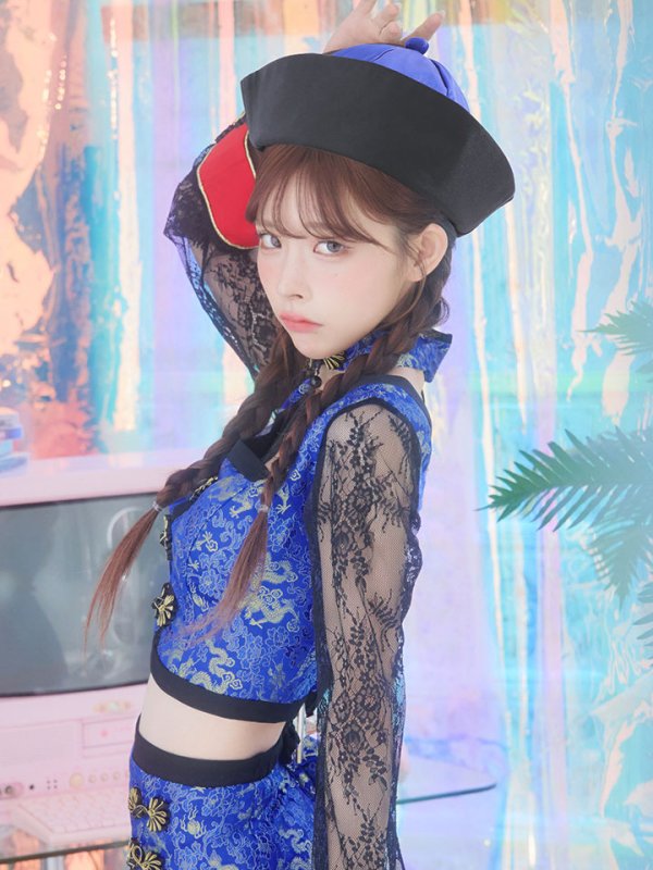 画像16: 【SALE!!】【即日発送】【ハロウィン】緩苺ちゃん着用  セットアップキョンシー【コスプレ5点セット】【S-Mサイズ/1カラー】(SE01YN)[HC03]