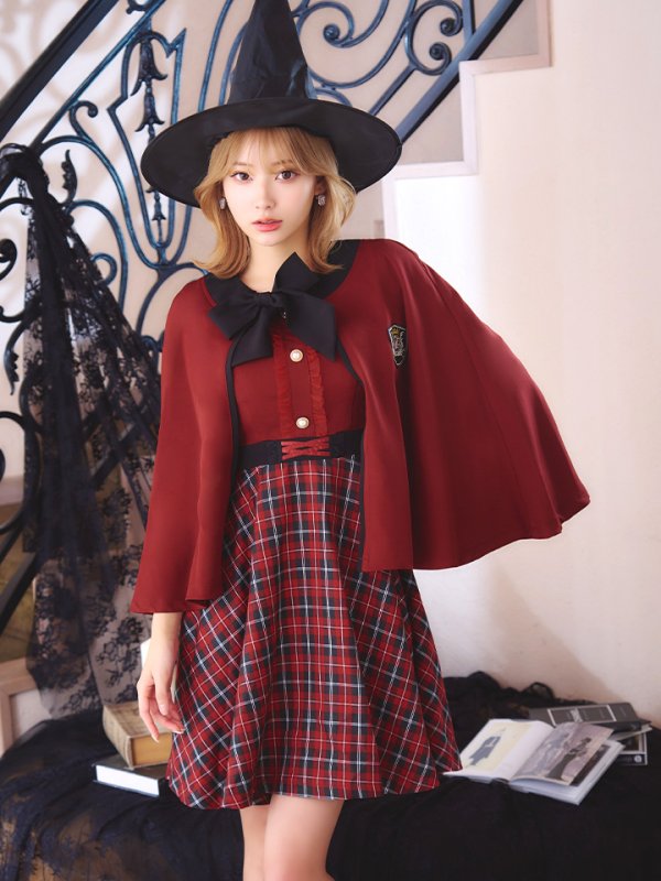画像9: 【SALE!!】【ハロウィン】 魔法学校制服 【コスプレ3点セット】【S-Mサイズ/2カラー】[OF01]