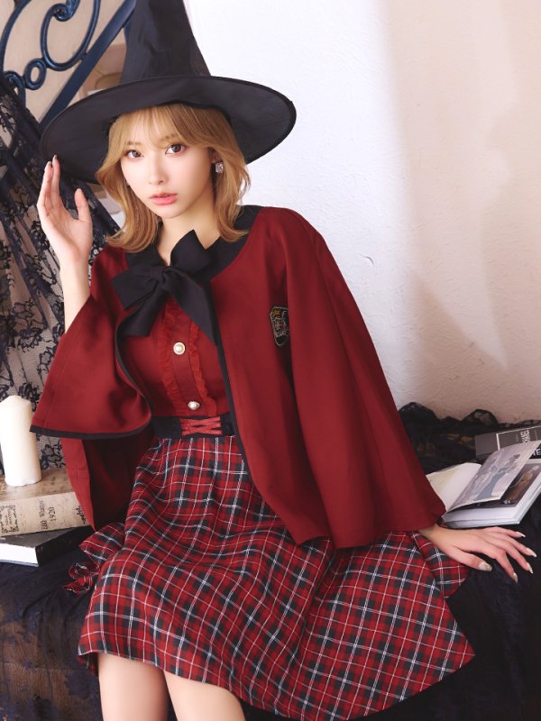 画像10: 【SALE!!】【ハロウィン】 魔法学校制服 【コスプレ3点セット】【S-Mサイズ/2カラー】[OF01]