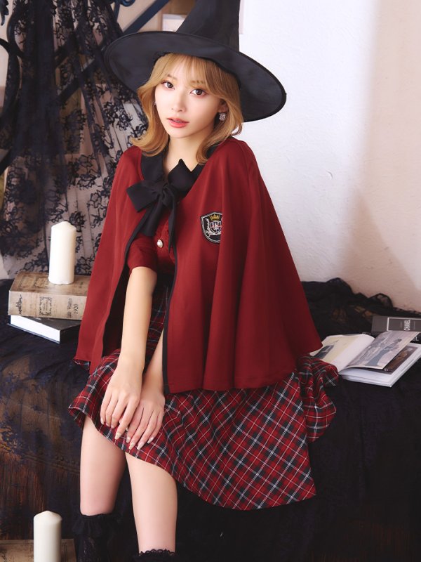 画像13: 【SALE!!】【ハロウィン】 魔法学校制服 【コスプレ3点セット】【S-Mサイズ/2カラー】[OF01]