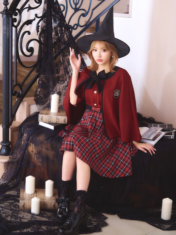画像14: 【SALE!!】【ハロウィン】 魔法学校制服 【コスプレ3点セット】【S-Mサイズ/2カラー】[OF01]