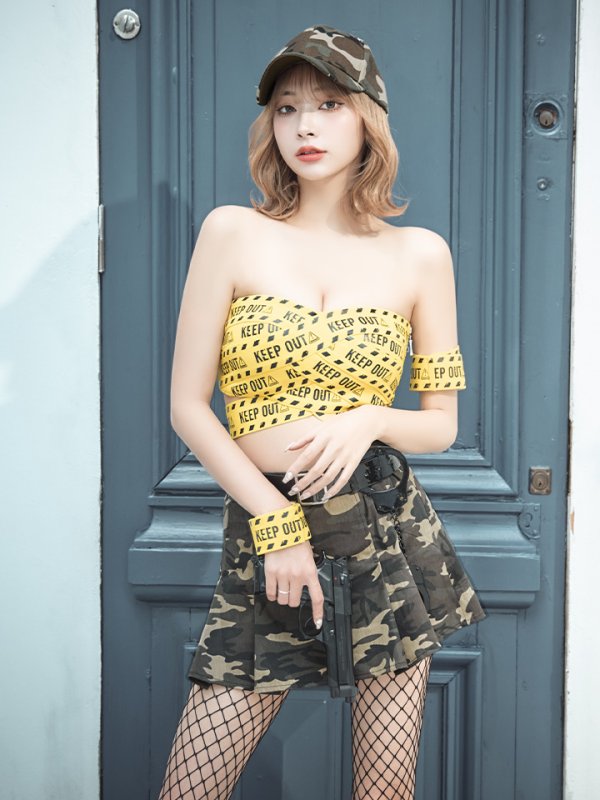 画像9: 【ハロウィン】キープアウトセットアップ 【コスプレ7点セット】【XS-Lサイズ】[OF04-B]