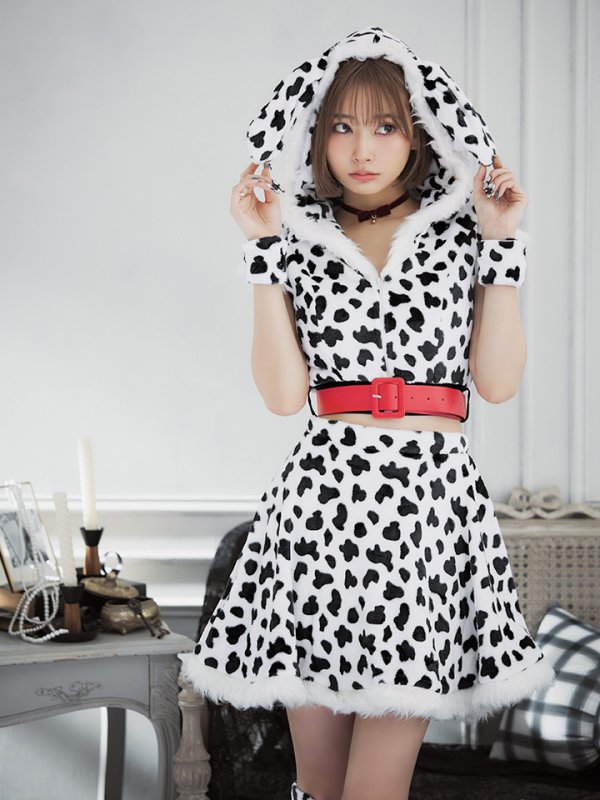 画像7: 【SALE!!】【即日発送】【ハロウィン】ダルメシアンセットアップ【コスプレ6点セット】【S-Lサイズ/1カラー】[OF01]