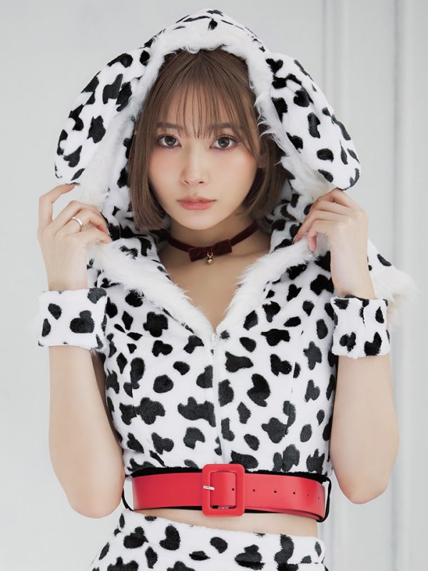 画像9: 【SALE!!】【即日発送】【ハロウィン】ダルメシアンセットアップ【コスプレ6点セット】【S-Lサイズ/1カラー】[OF01]