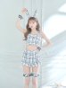 画像27: 【即日発送】【ハロウィン】ツイードバニーリボンセットアップ（パンツ）【コスプレ6点セット】 【XS-Mサイズ/2カラー】[YMT]