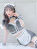 画像1: 【即日発送】【ハロウィン】キャットメイドセットアップ【コスプレ6点セット】【S-Mサイズ】【YMT】 (1)