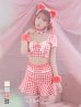 画像2: 値下げ！【即日発送】【ハロウィン】ツイードキャットセットアップ 【コスプレ6点セット】 【XS-Mサイズ/4カラー】[YMT] (2)