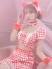 画像8: 値下げ！【即日発送】【ハロウィン】ツイードキャットセットアップ 【コスプレ6点セット】 【XS-Mサイズ/4カラー】[YMT]
