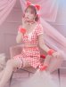画像7: 値下げ！【即日発送】【ハロウィン】ツイードキャットセットアップ 【コスプレ6点セット】 【XS-Mサイズ/4カラー】[YMT]