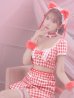 画像11: 値下げ！【即日発送】【ハロウィン】ツイードキャットセットアップ 【コスプレ6点セット】 【XS-Mサイズ/4カラー】[YMT]