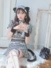 画像7: 値下げ！【即日発送】【ハロウィン】ツイードキャットセットアップ 【コスプレ6点セット】 【XS-Mサイズ/4カラー】[YMT]