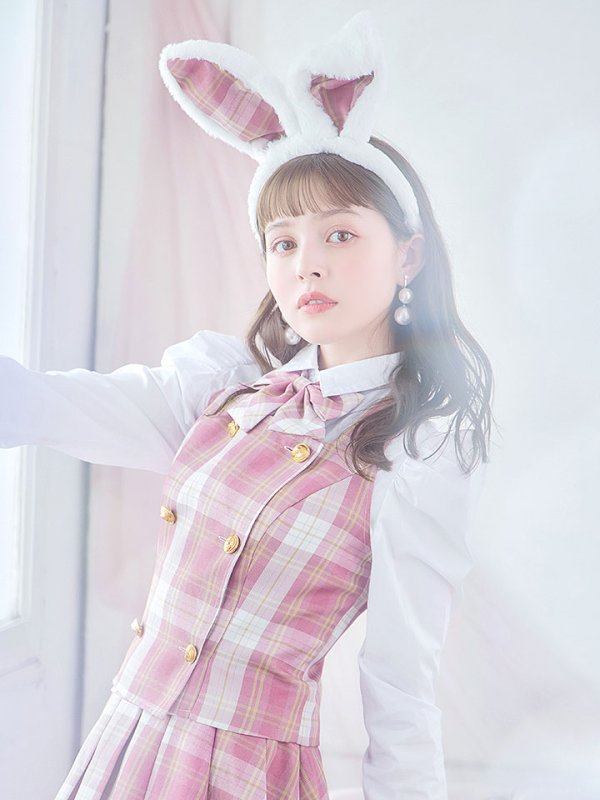 画像41: 【SALE!!】【ハロウィン】チェック制服バニー【コスプレ6点セット】 【S-Lサイズ/1カラー】[OF01]