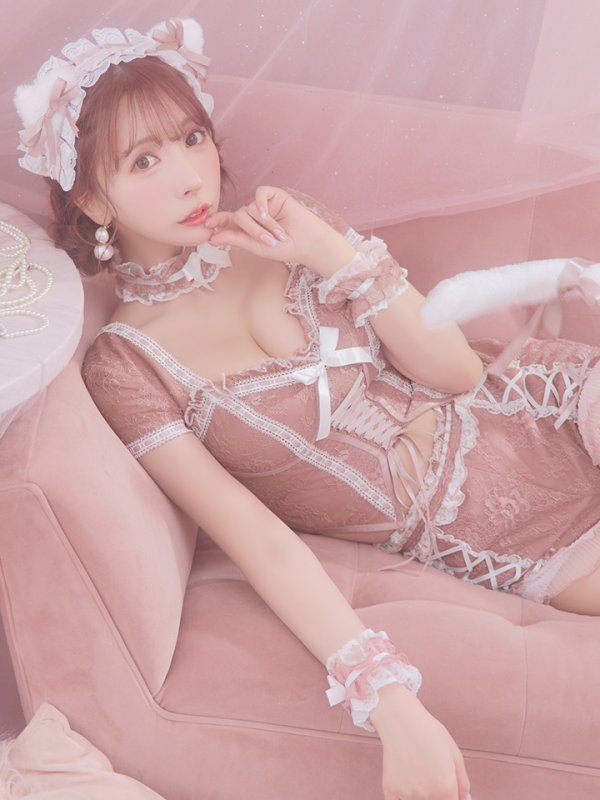 画像28: 【即日発送】【ハロウィン】コルセットレースキャット 【コスプレ6点セット】 【S-Mサイズ/3カラー】[OF01]