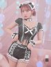 画像2: 【即日発送】【ハロウィン】コルセットレースキャット 【コスプレ6点セット】 【S-Mサイズ/3カラー】[YMT] (2)