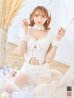 画像1: 【即日発送】【ハロウィン】コルセットレースキャット 【コスプレ6点セット】 【S-Mサイズ/3カラー】[YMT] (1)