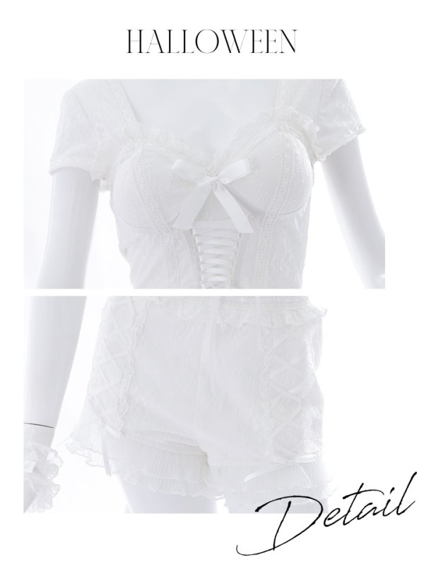 画像40: 【即日発送】【ハロウィン】コルセットレースキャット 【コスプレ6点セット】 【S-Mサイズ/3カラー】[OF01]