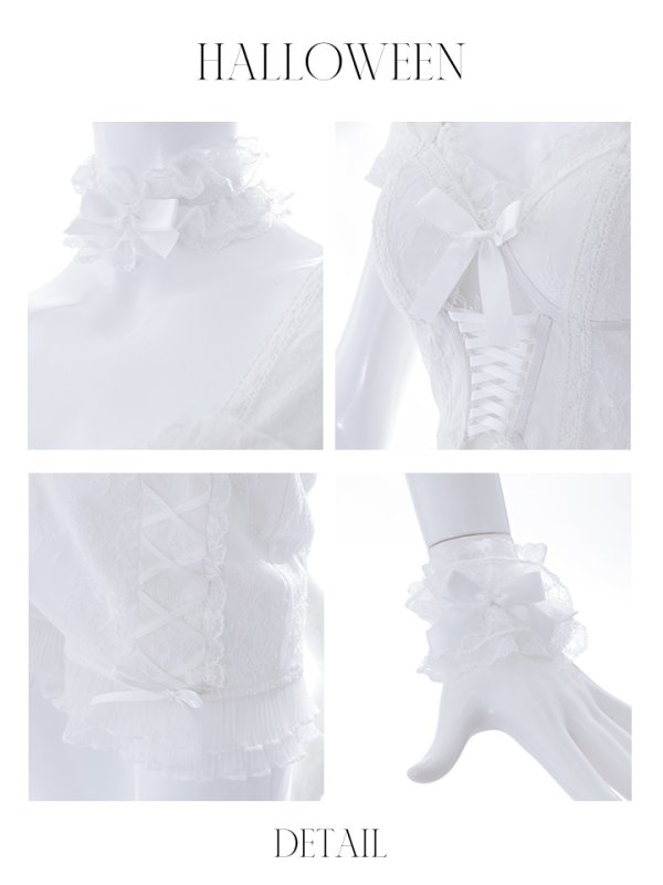 画像41: 【即日発送】【ハロウィン】コルセットレースキャット 【コスプレ6点セット】 【S-Mサイズ/3カラー】[OF01]