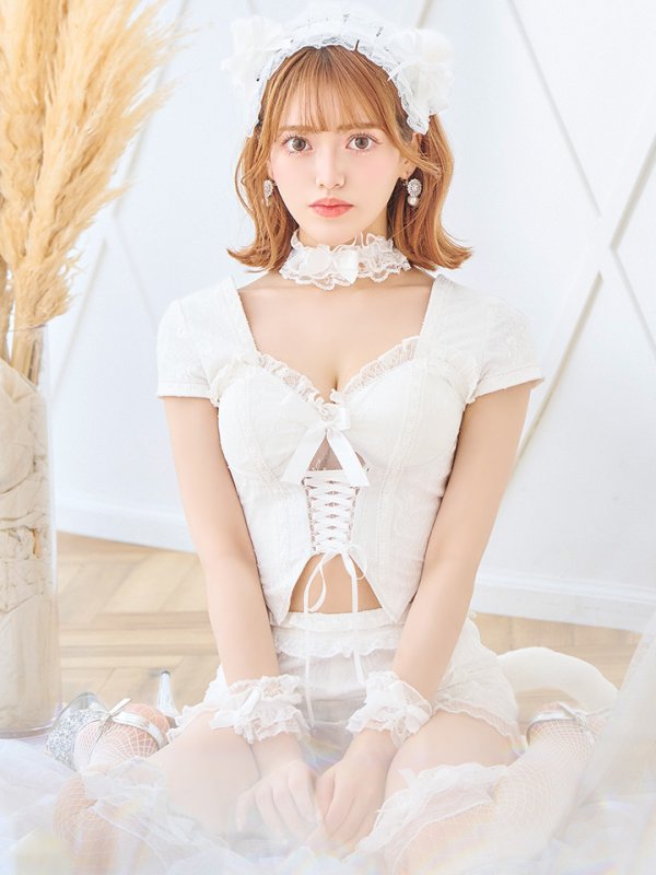 画像11: 【即日発送】【ハロウィン】コルセットレースキャット 【コスプレ6点セット】 【S-Mサイズ/3カラー】[OF01]