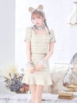 【即日発送】【ハロウィン】ツイードくまセットアップ/ベア 【コスプレ6点セット】 【XS-Mサイズ/1カラー】[YMT]