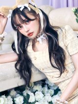 【即日発送】【ハロウィン】【LARME/ラルム掲載】ツイードくまセットアップ/ベア 【コスプレ6点セット】 【XS-Mサイズ/1カラー】[YMT]