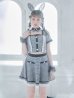 画像5: 【即日発送】【ハロウィン】グレンチェックセットアップバニー 【コスプレ6点セット】【XS-Mサイズ/1カラー】[YMT]