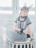 画像12: 【即日発送】【ハロウィン】グレンチェックセットアップバニー 【コスプレ6点セット】【XS-Mサイズ/1カラー】[YMT]