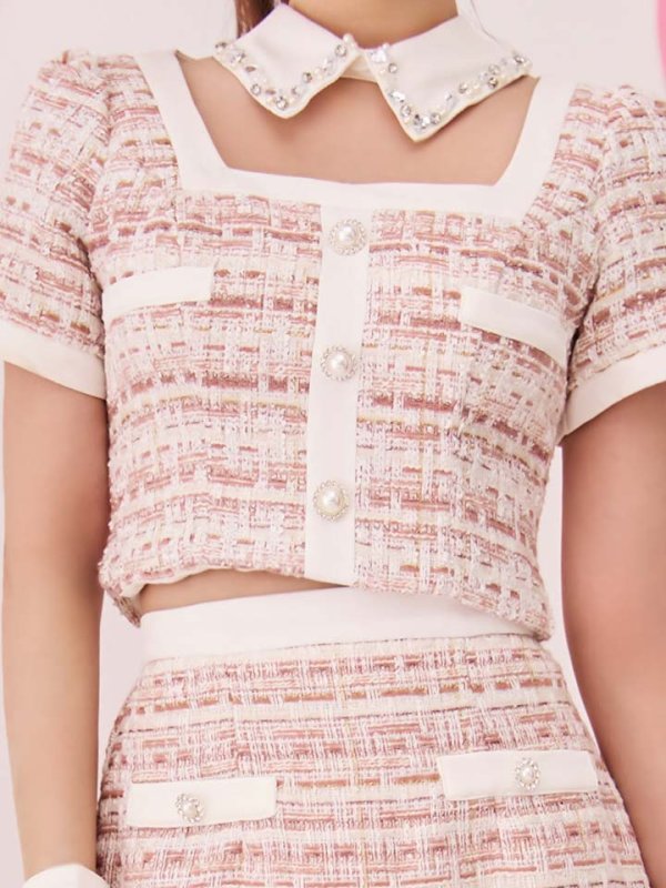 画像15: 【SALE!!】【即日発送】【ハロウィン】 ツイードセットアップバニー【コスプレ6点セット】【XS-Mサイズ/1カラー】[HC03]