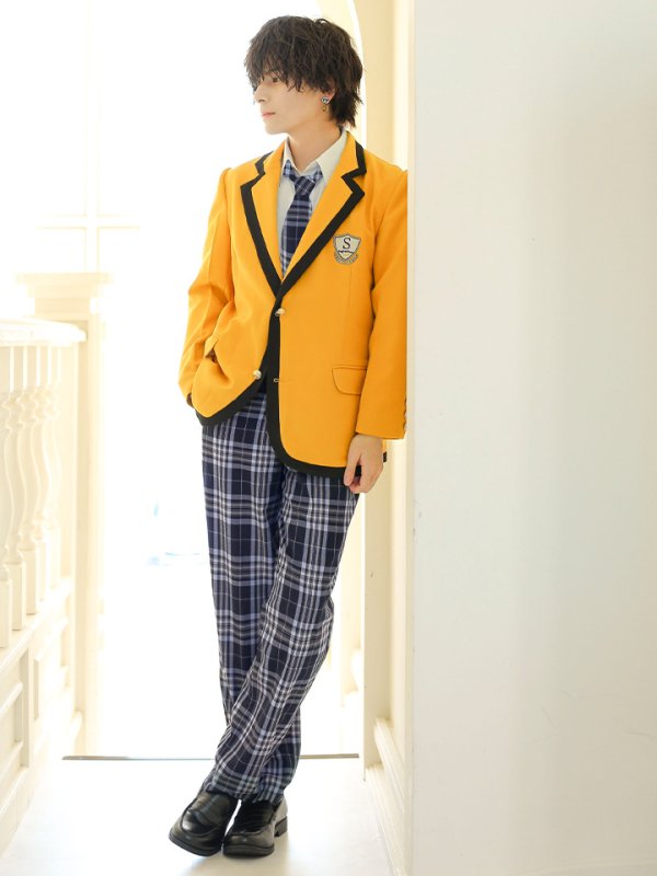 画像1: 【値下げ！】【ハロウィン】 男子高校生制服 【コスプレ5点セット】【M-XLサイズ/1カラー】[YMT]